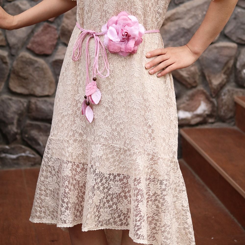 Ethnic Boho Fashion - Cinto de Cintura Floral Vintage da