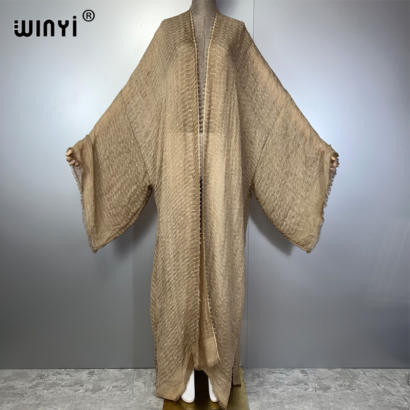 Kaftan Women Boho - WINYI Kimono com Estampa Geométrica, Kaftan,