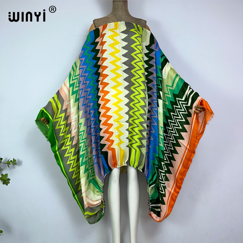 Kaftan Women Boho - WINYI Vestidos Maxi Femininos Sexy de