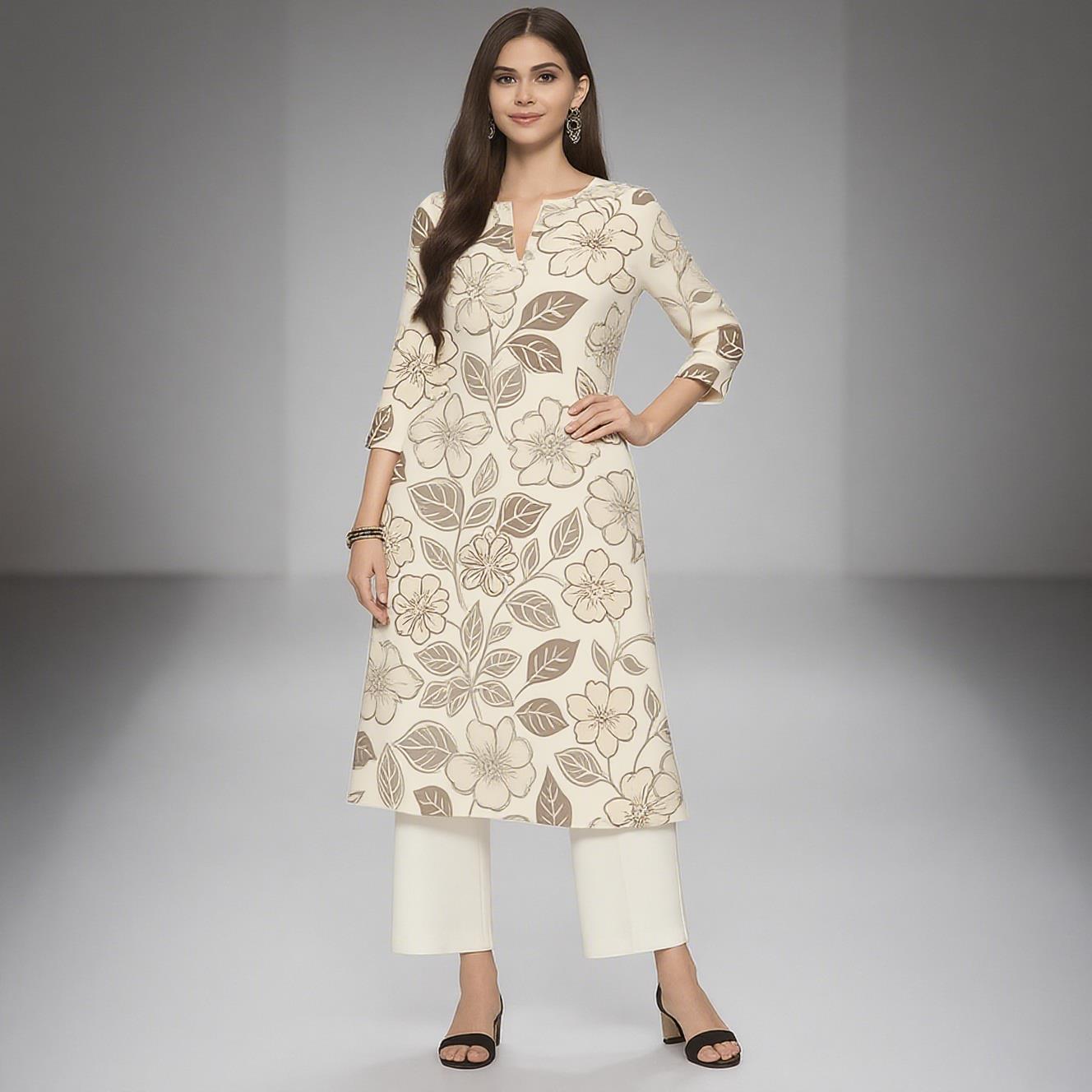 Kurt feminino muçulmano casual - Ethnic Fashion Kurtis avaliação e preço