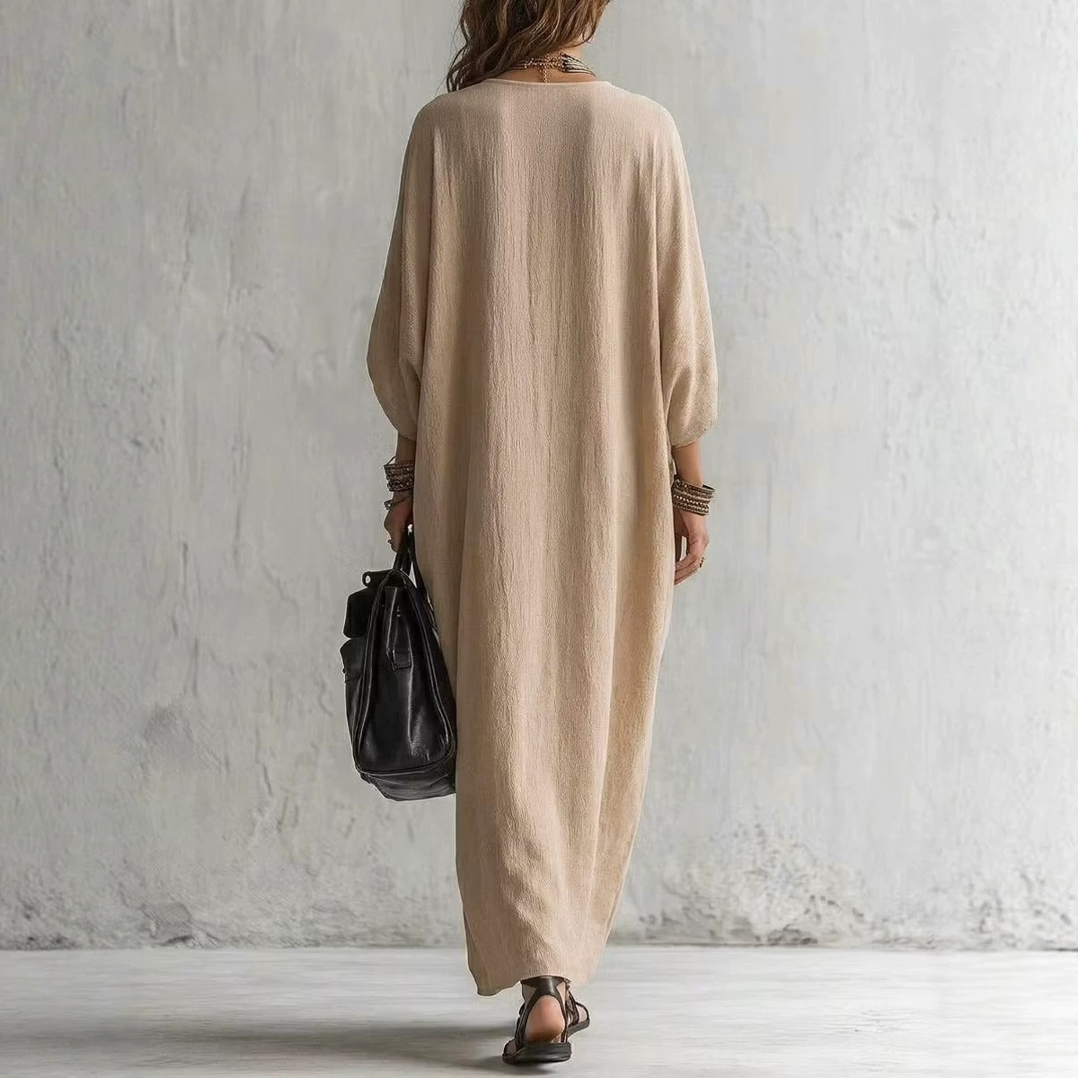 Vestido Maxi Kaftan Bordado Bo - Kaftan Women Boho avaliação e preço