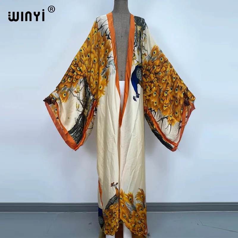 WINYI Kimono Clássico de Verão - Kaftan Women Boho avaliação e preço