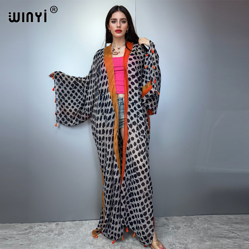 WINYI Conjunto de Verão Kimono - Kaftan Women Boho avaliação e preço