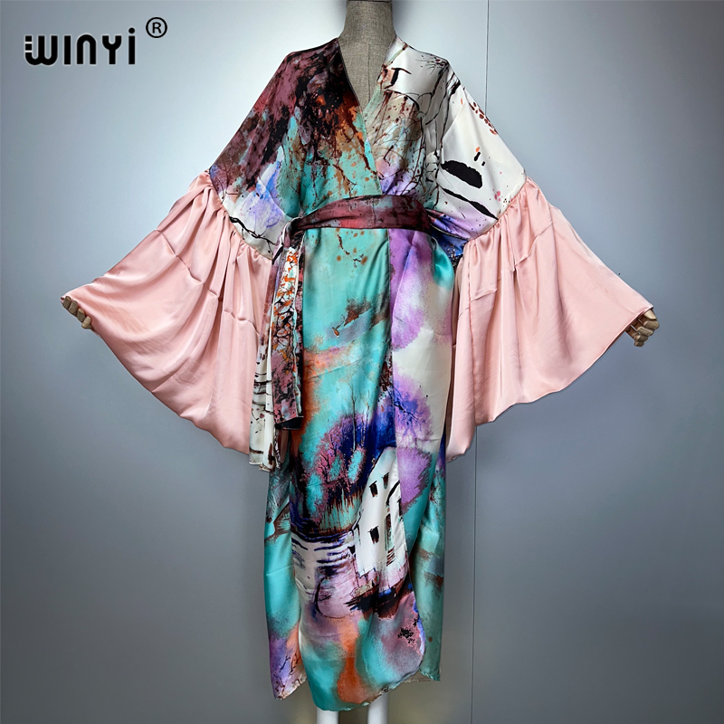 WINYI Vestido Kimono de Verão  - Kaftan Women Boho avaliação e preço