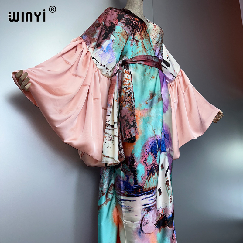 WINYI Vestido Kimono de Verão  - Kaftan Women Boho avaliação e preço