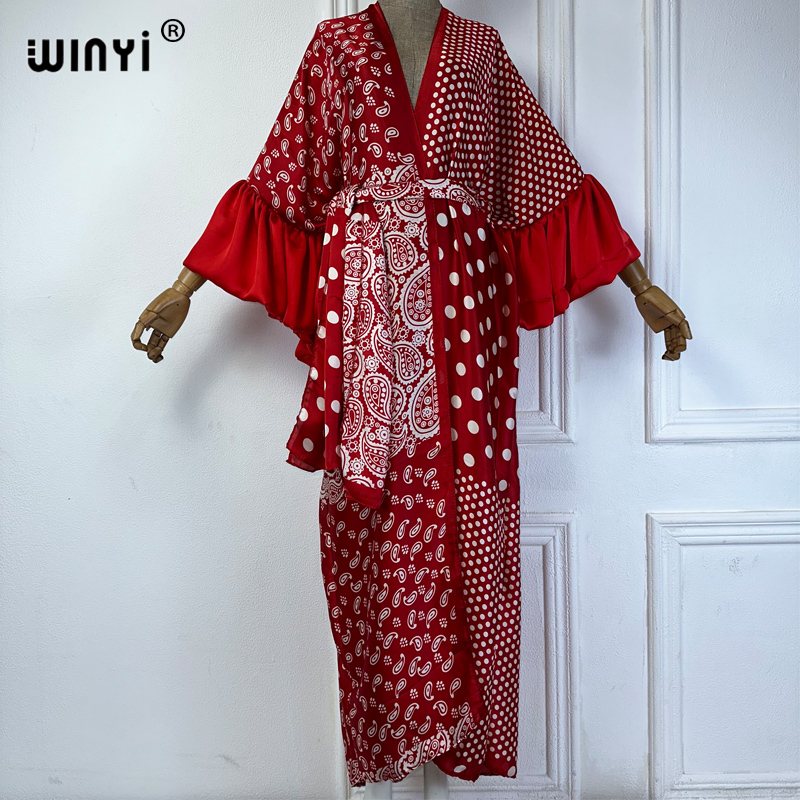 Vestido de Verão WINYI, Kimono - Kaftan Women Boho avaliação e preço