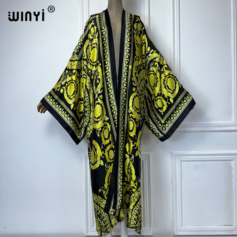 WINYI África Kimonos com Estam - Kaftan Women Boho avaliação e preço