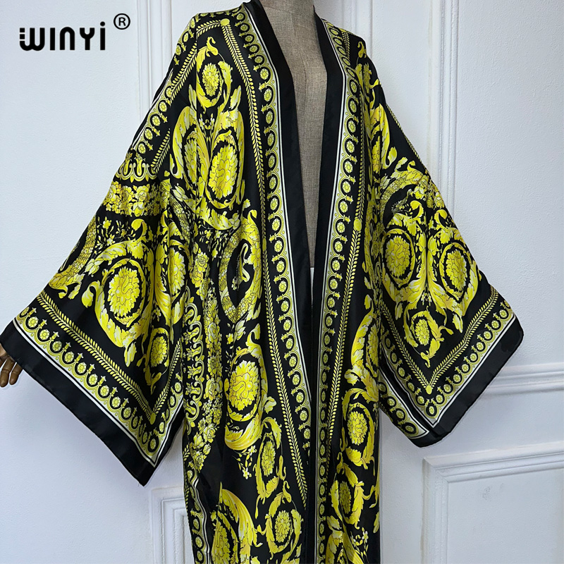 WINYI África Kimonos com Estam - Kaftan Women Boho avaliação e preço