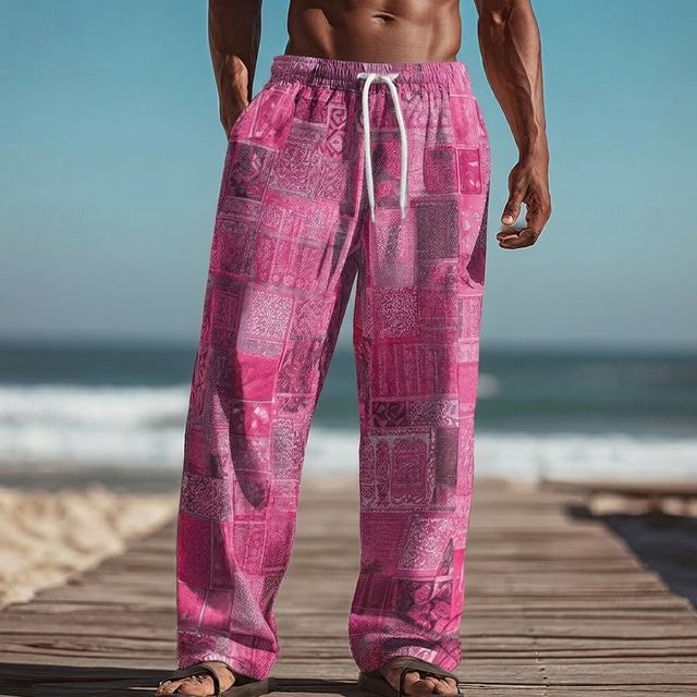 Calças Masculinas Soltas de Ve - Ethnic Boho Fashion avaliação e preço