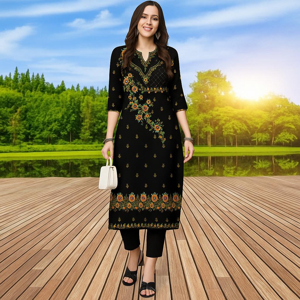 Muçulmano kurtta moda feminina - Ethnic Fashion Kurtis avaliação e preço