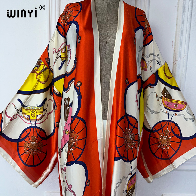 WINYI Kimono Estampado Boho, C - Kaftan Women Boho avaliação e preço