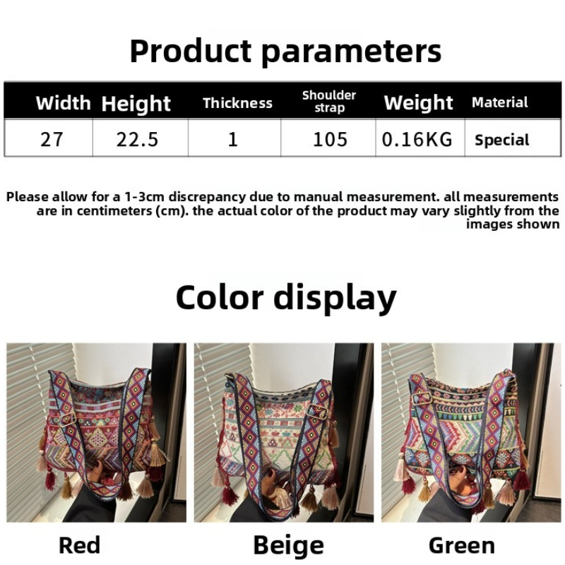 Bolsa Transversal Feminina com - Ethnic Boho Fashion avaliação e preço