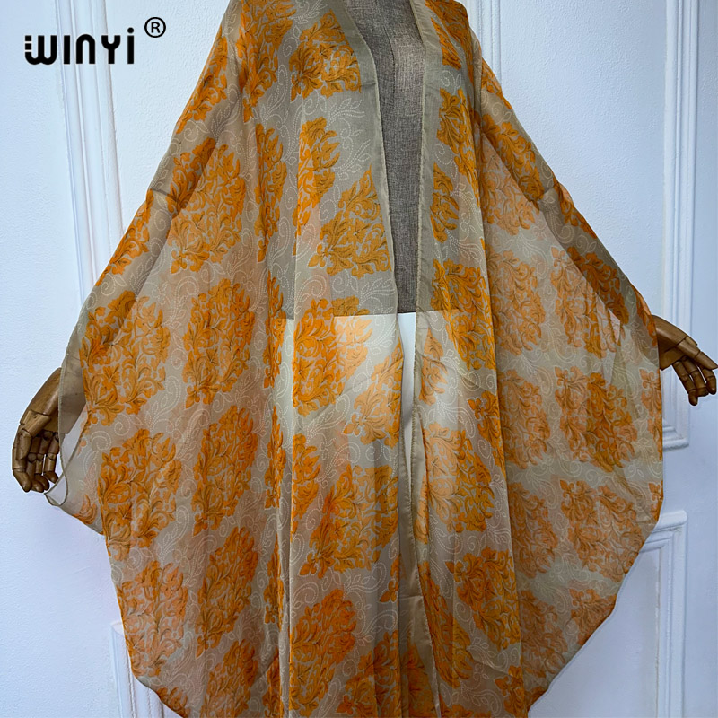 Winyi maxi quimono verão persp - Kaftan Women Boho avaliação e preço
