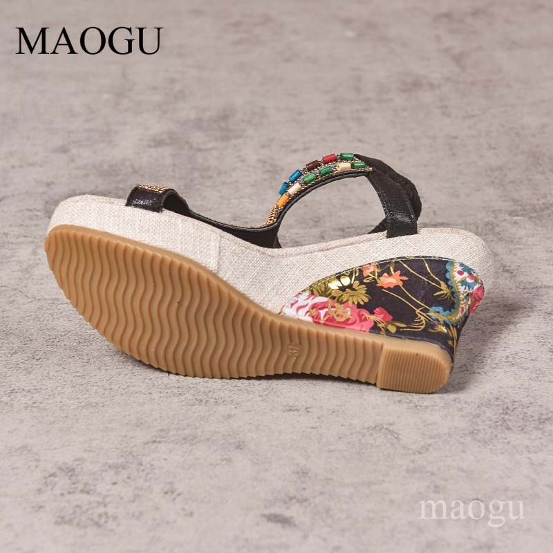 Sandálias Anabela Boho com Miç - Ethnic Boho Fashion avaliação e preço