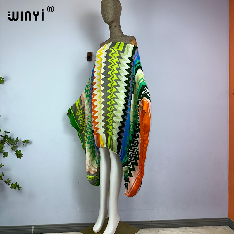 WINYI Vestidos Maxi Femininos  - Kaftan Women Boho avaliação e preço