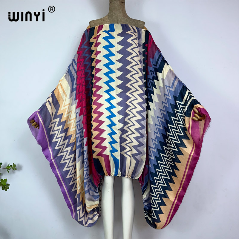 WINYI Vestidos Maxi Femininos  - Kaftan Women Boho avaliação e preço