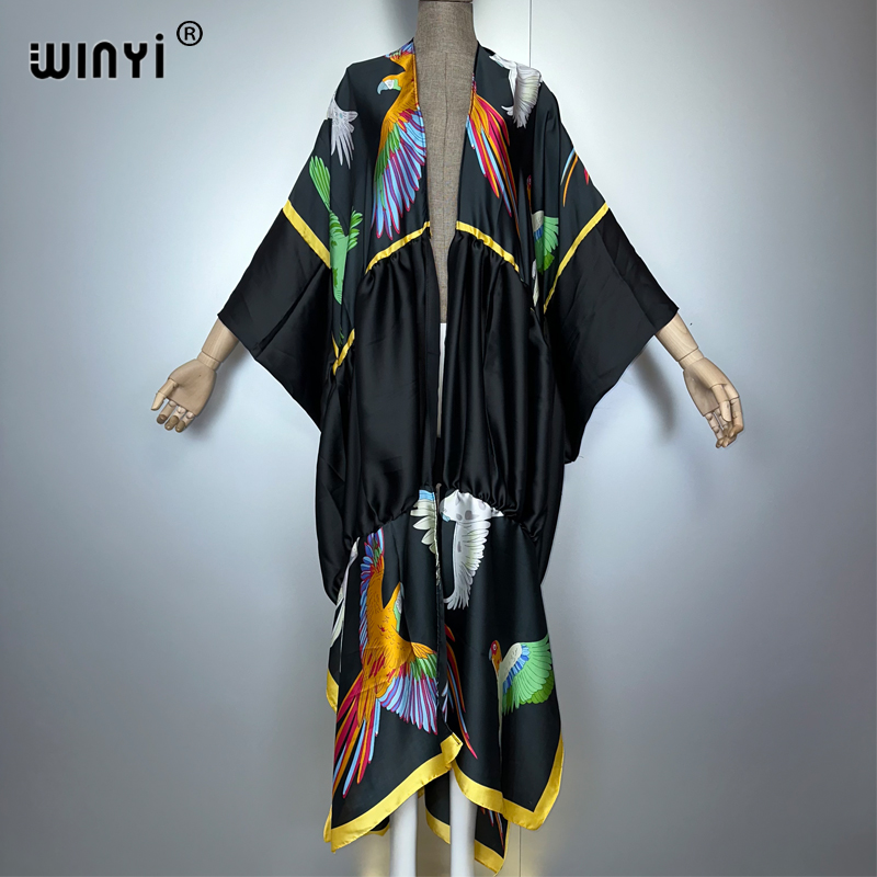 Winyi impressão boho quimono m - Kaftan Women Boho avaliação e preço