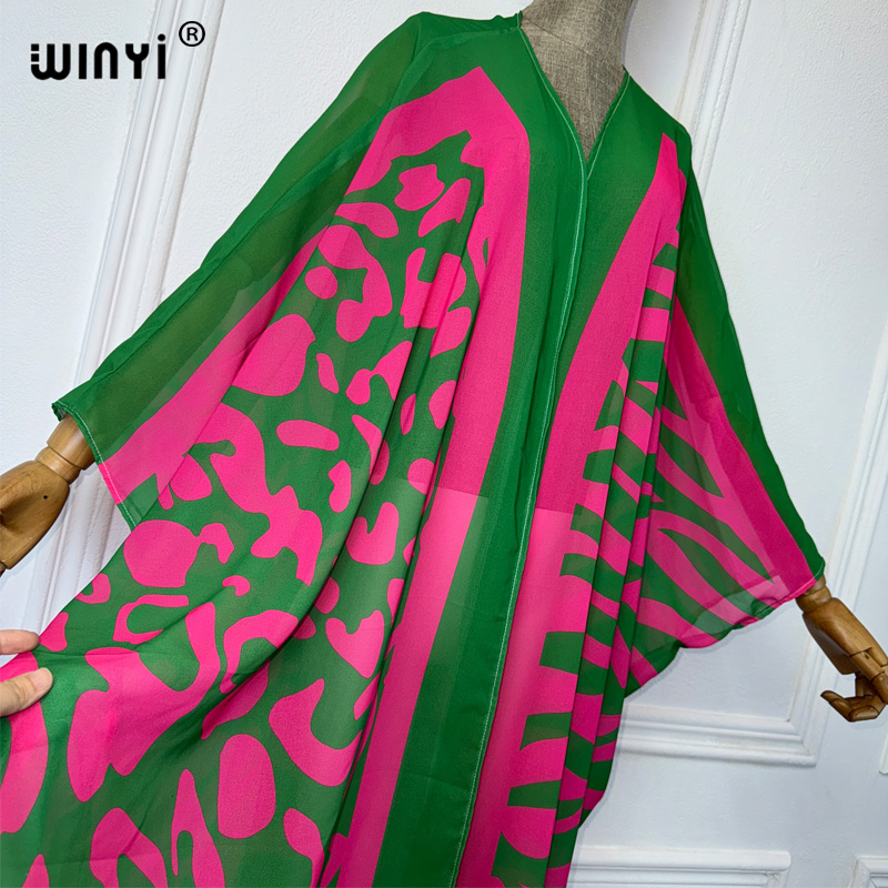 WINYI África Kimonos com Estam - Kaftan Women Boho avaliação e preço