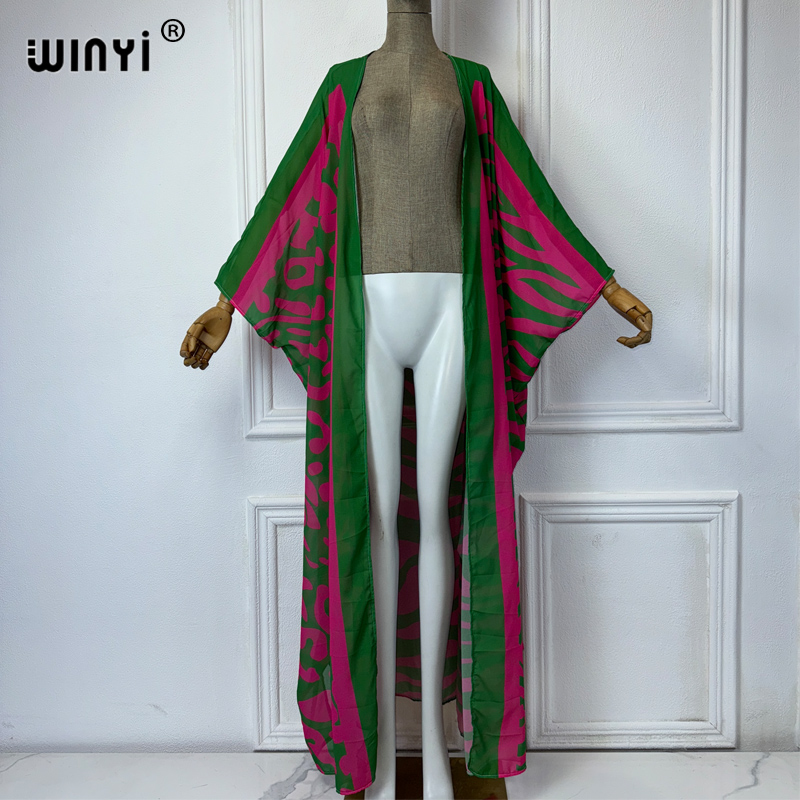 WINYI África Kimonos com Estam - Kaftan Women Boho avaliação e preço