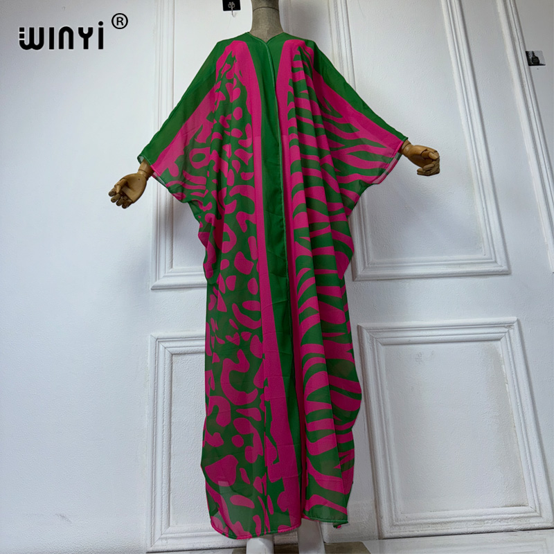 WINYI África Kimonos com Estam - Kaftan Women Boho avaliação e preço