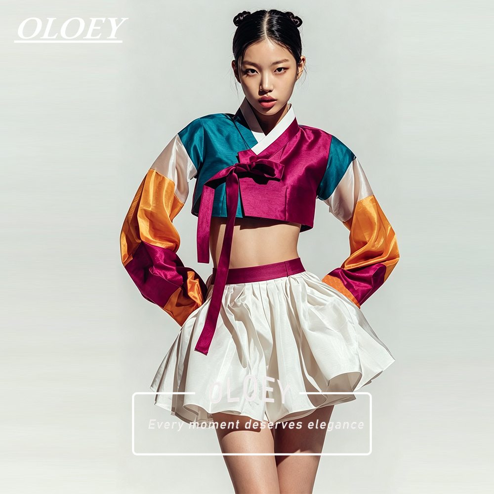 OLOEY Conjunto de Hanbok Curto - Hanbok Modern Set avaliação e preço