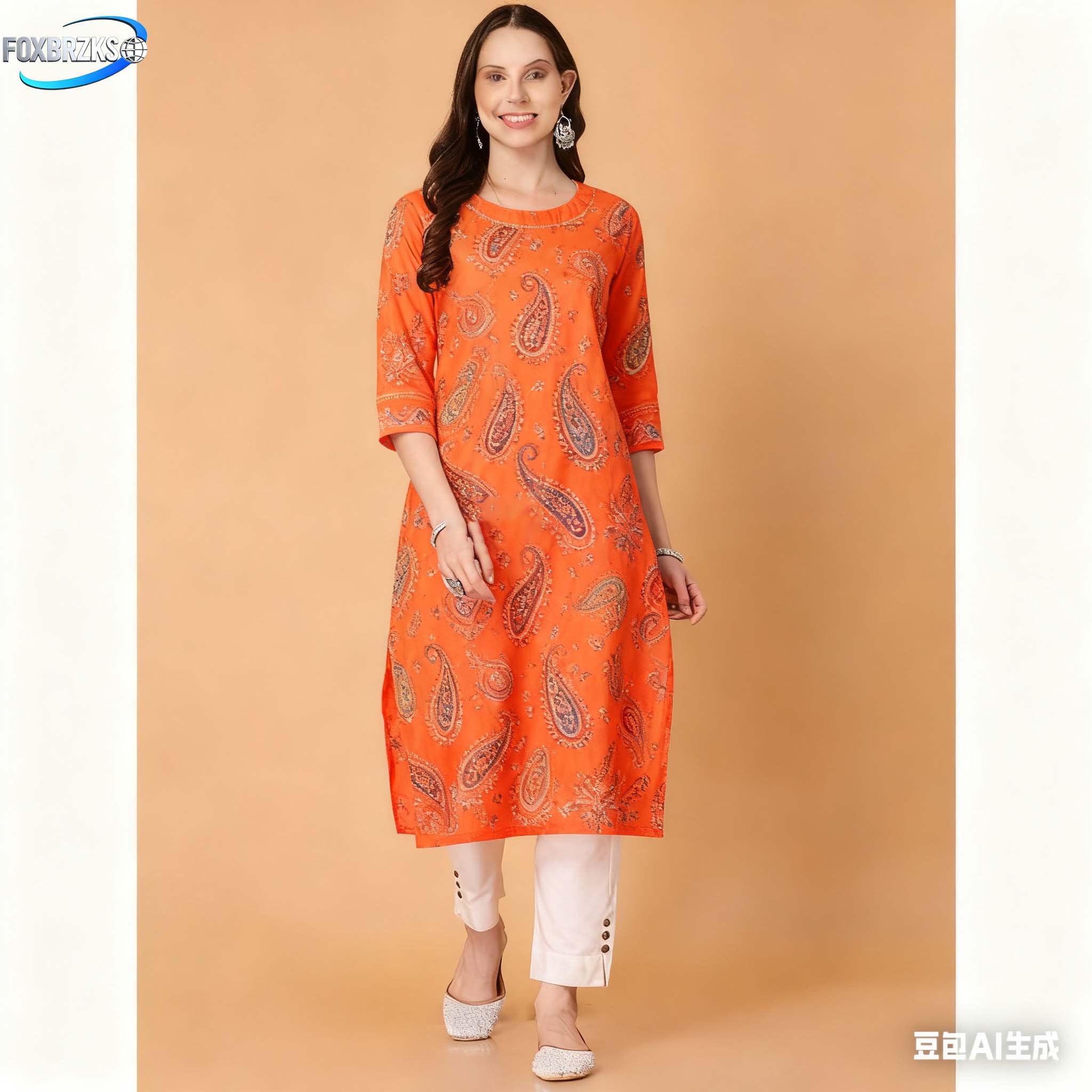 Estilo nacional kurt moda femi - Ethnic Fashion Kurtis avaliação e preço