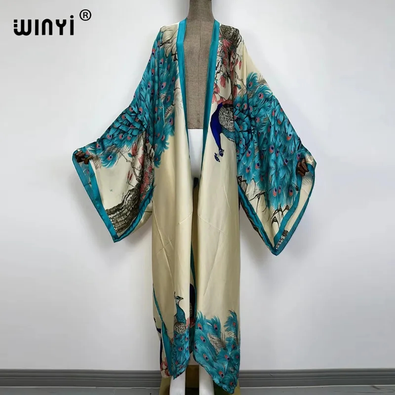 WINYI 2022 Cardigã Feminino de - Kaftan Women Boho avaliação e preço