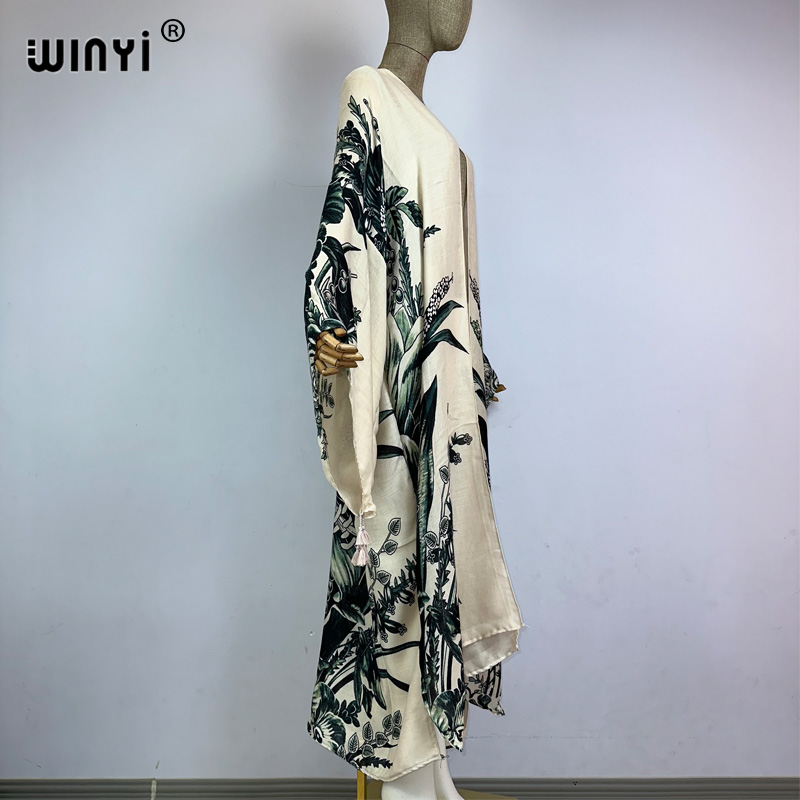 WINYI Kimono África Estampa Bo - Kaftan Women Boho avaliação e preço